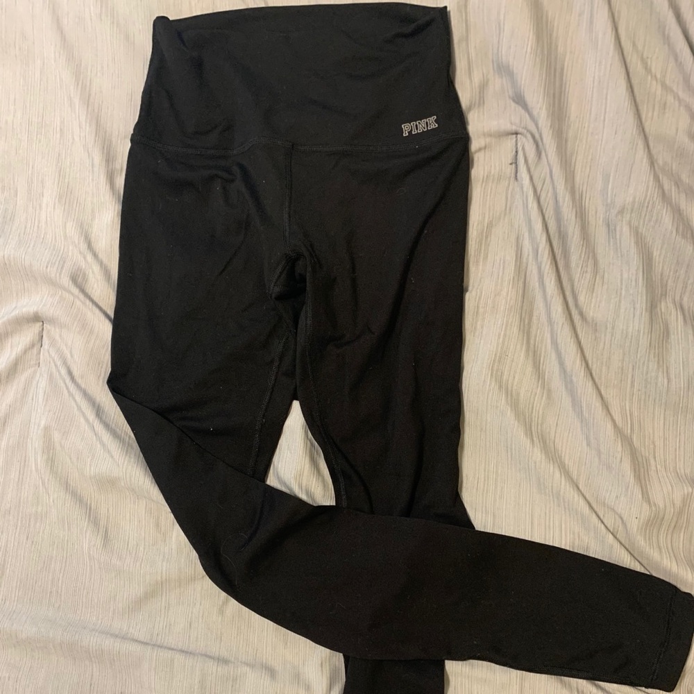 Black-Athletic - High-Waisted leggings